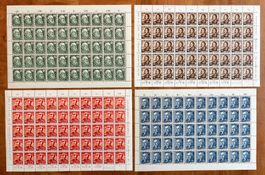 1942, Pro Juventute Serie im 50er-Bogen **