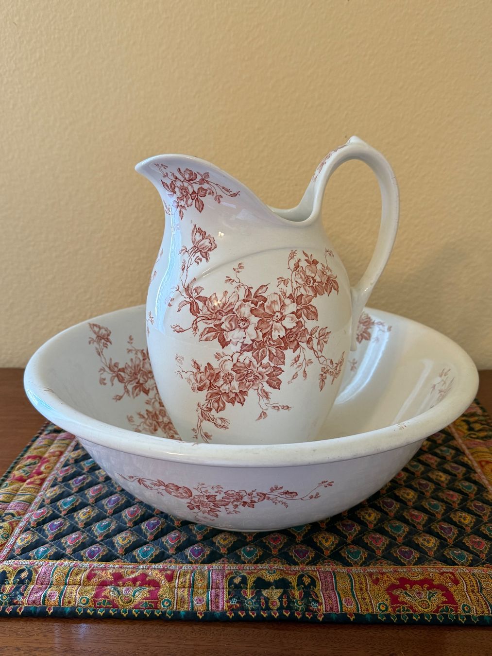 Villeroy & Boch Ciotole: Villeroy & Boch Waschgarnitur Eckenrose 3-teilig – Usato da Itingen venduto da uhu777 1