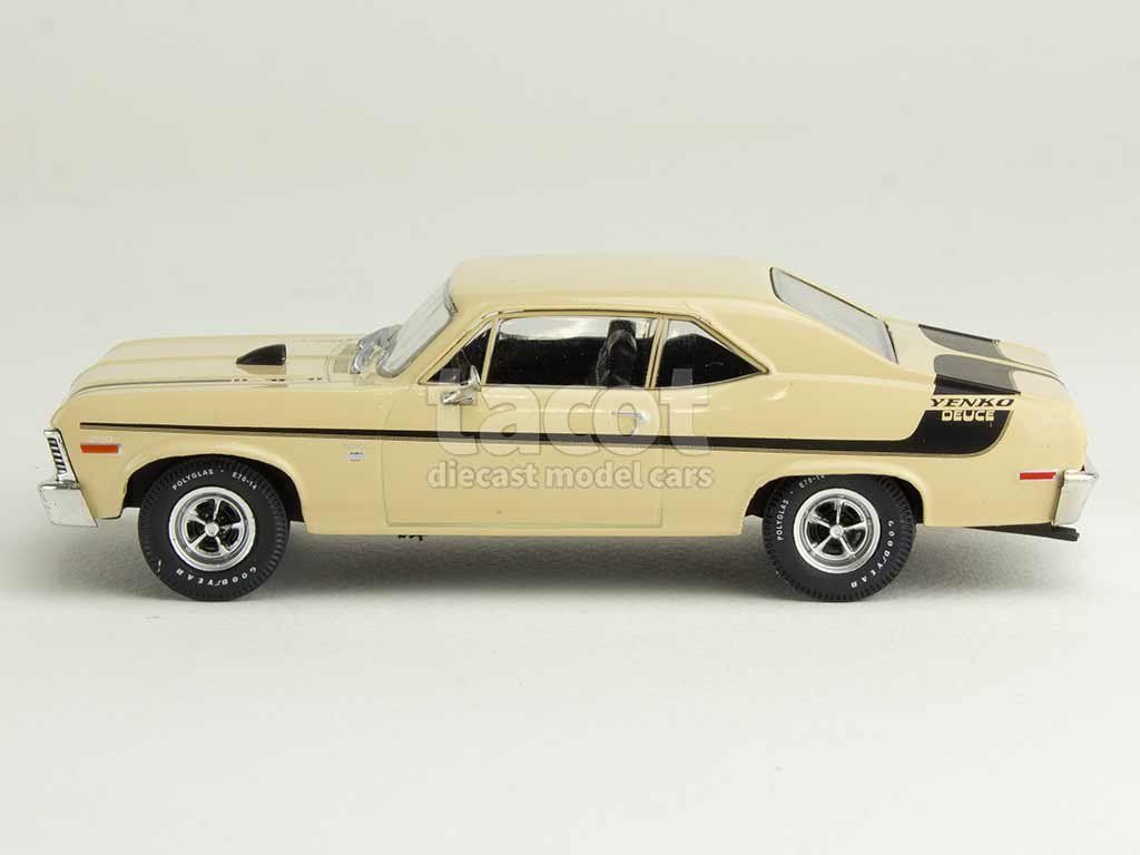 Chevrolet Modellini d'auto: Chevrolet Nova 350 Yenko Deuce 1970 beige / Decor       1:43 – Nuovo e nell'imballaggio originale da Gerlafingen venduto da espero88 2