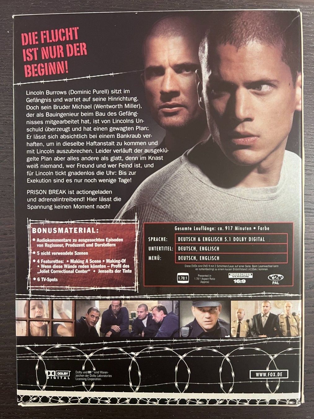Alle DVDs: Prison Break - Season 1 – Gebraucht aus Zürich von FilmFreunde 1