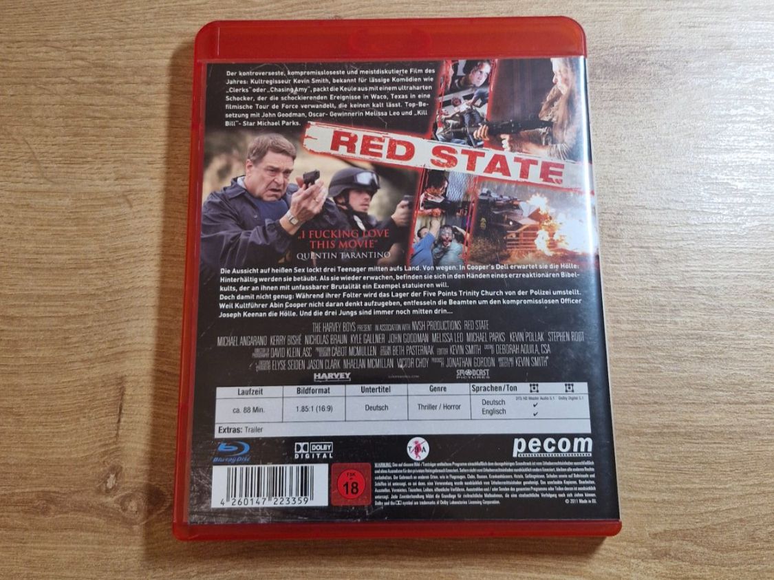 Tutti i DVDs: Red State (2011) RAR Bluray – Usato da Pfungen venduto da Whitie 1