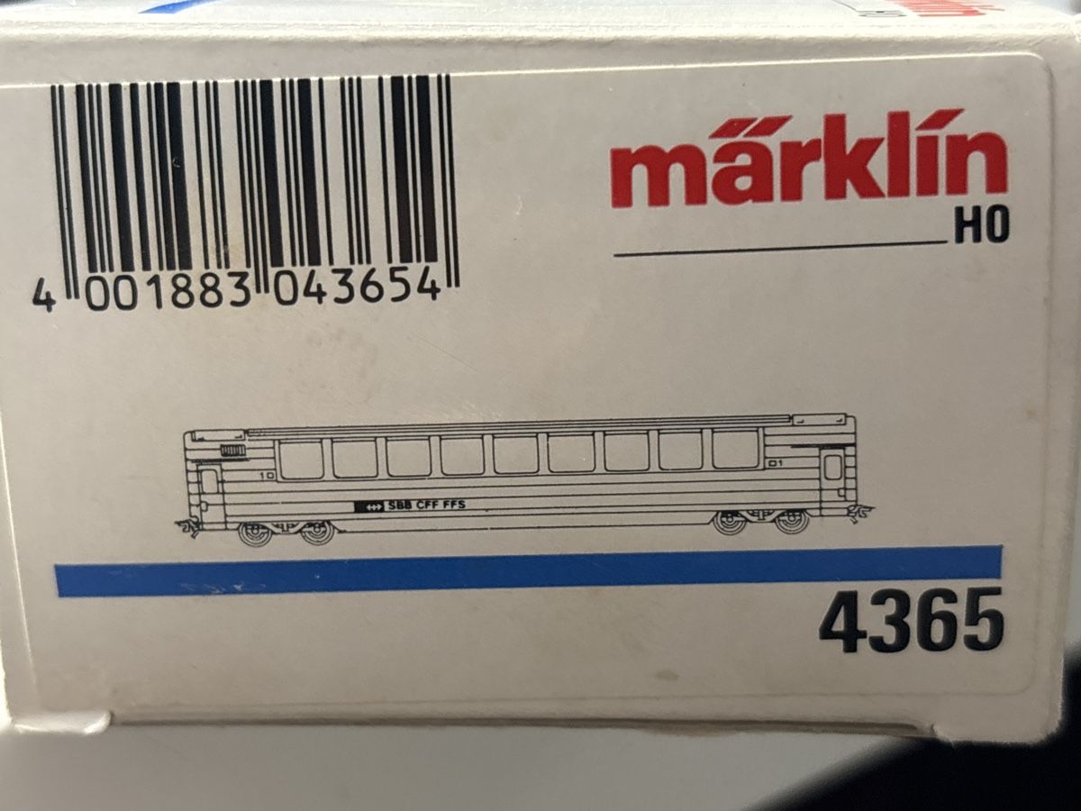 Märklin Modelleisenbahnen: Märklin 4365 Panoramawagen – Gebraucht aus Rothenburg von Vanzonk 1