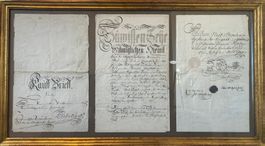 Grundstück - Kaufvertrag aus dem Jahre 1751