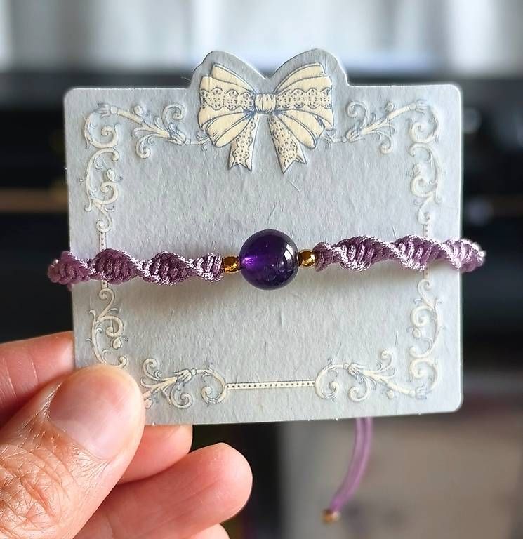 Bracciali & Braccialetti: Bracelet fait main- améthyste – Usato da Ursy venduto da tan_8qdl
