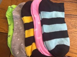 5 x Sneaker-Socken Einheitsgrösse 36-40