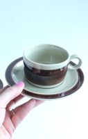 Vintage 1970er Melitta Ceracron Keramik-Kaffeetasse, 2er set