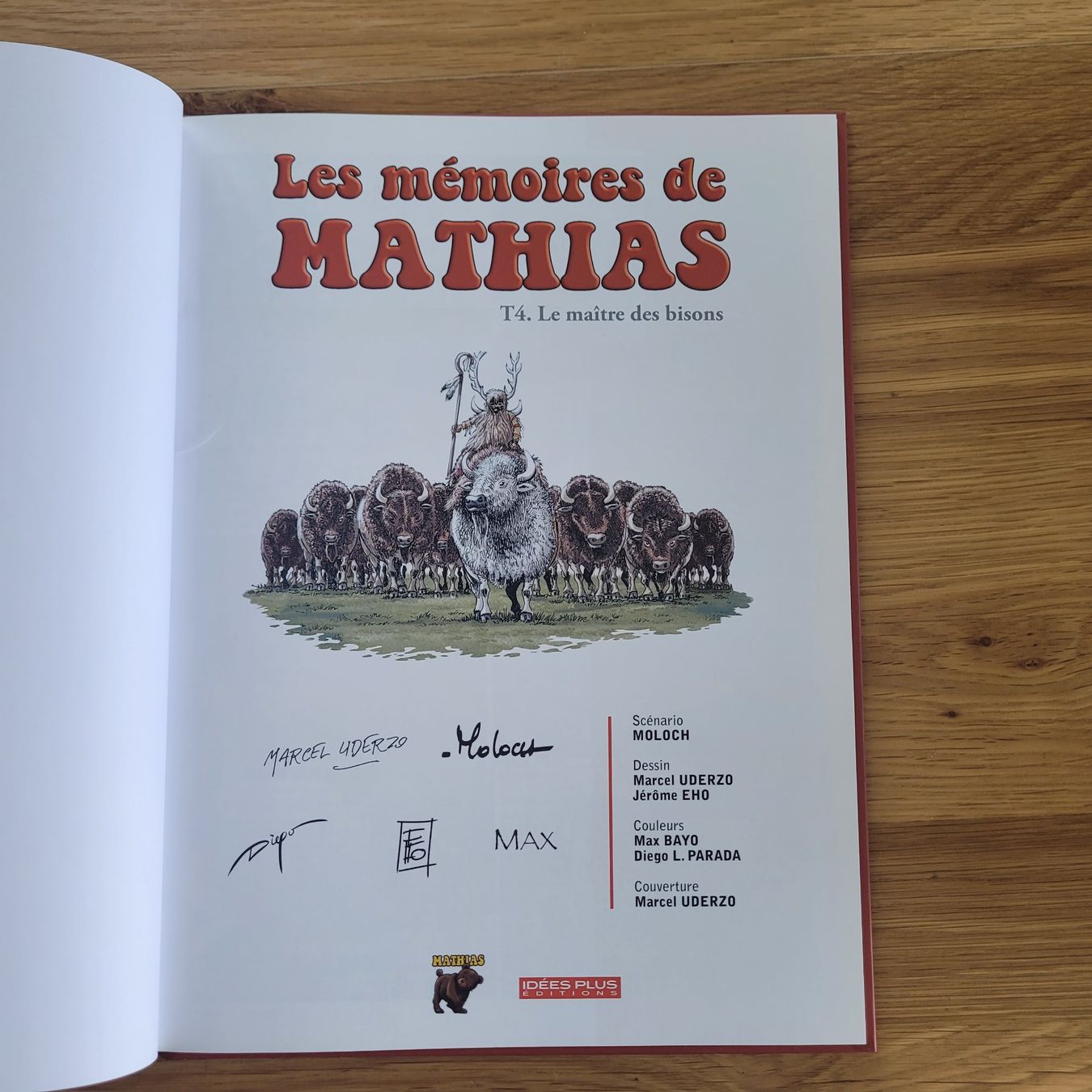 Fumetti: BD EO Les mémoires de Mathias 4. Le maître des bisons – Usato da Biel/Bienne venduto da Destockweb 1