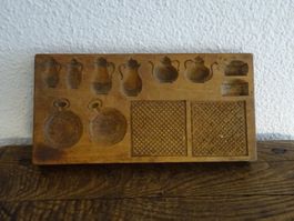 Marzipan Model / Sarg mit Sargdeckel / 18 Jh.