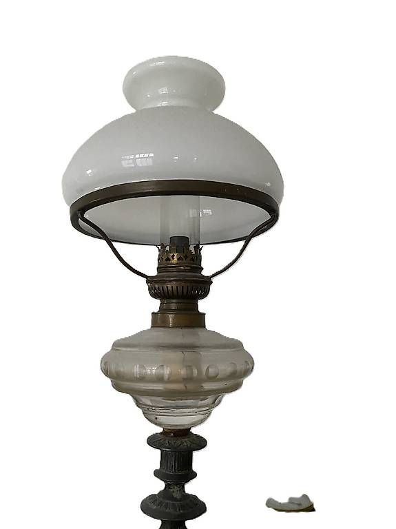 Lampes: Petrollampe, Jugendstil – D'occasion à Bern par Pfupfi0 3