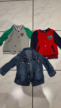 3 Kinderjacken Set College und Jeans gebraucht