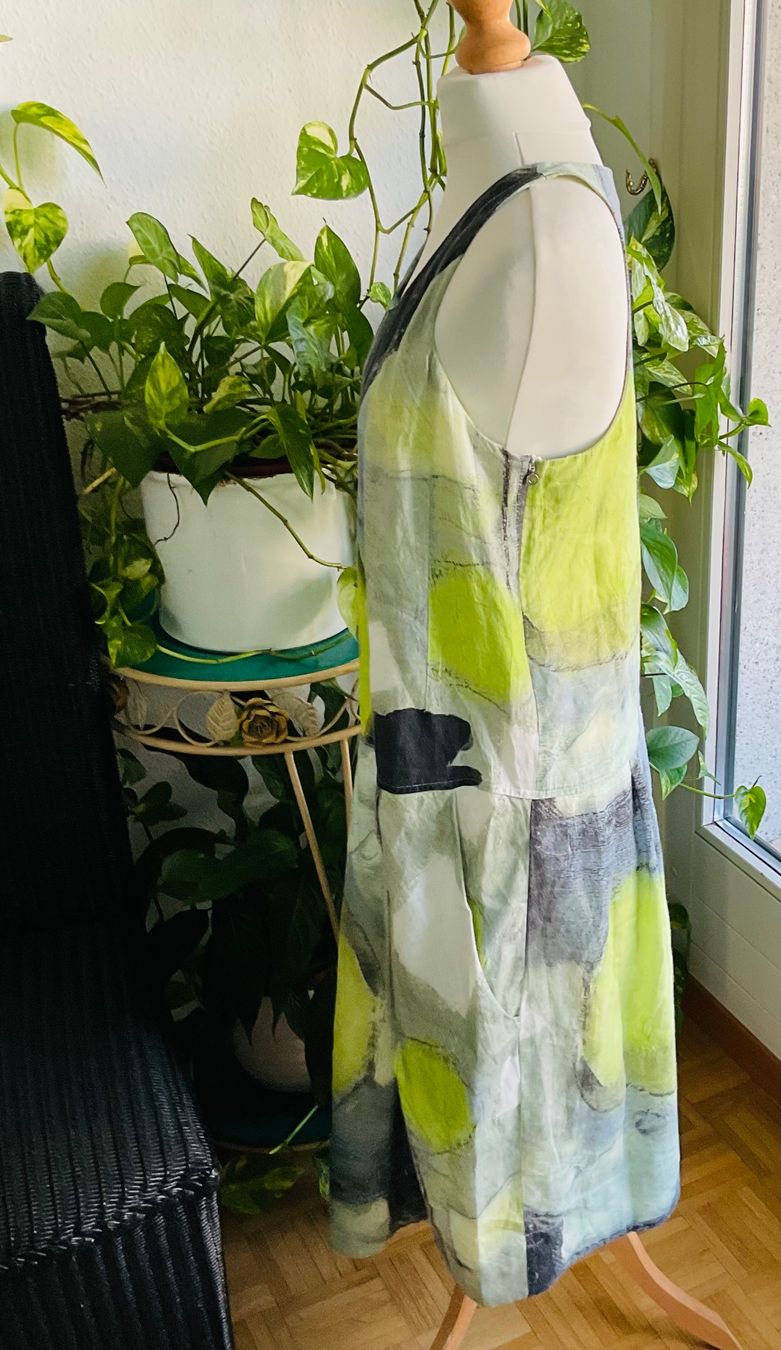 Kleider: Adorable robe 100% lin CRÉA CONCEPT, t. S – Neu (gemäss Beschreibung) aus Genève von Mazelyne 1