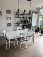 ROSENTORP Esstisch mit 4 Stühlen und 4 Sitzkissen