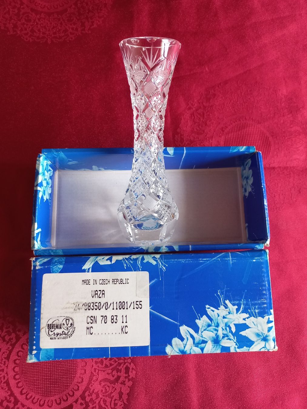 Vase & Récipients: Vase Bohemia Crystal, avec boîte! – Neuf (Voir description) à Dompierre FR par fat_xth5
