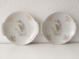 RETSCH & CO WUNSIEDEL BAVARIA GERMANY 2 x assiettes / Teller