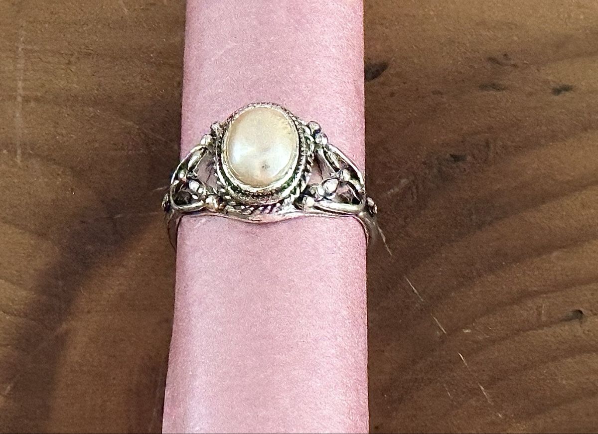 Bagues: Vintage Ring mit Perle – D'occasion à Otelfingen par Jupi07 1