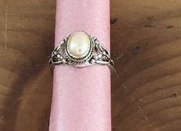 Vintage Ring mit Perle