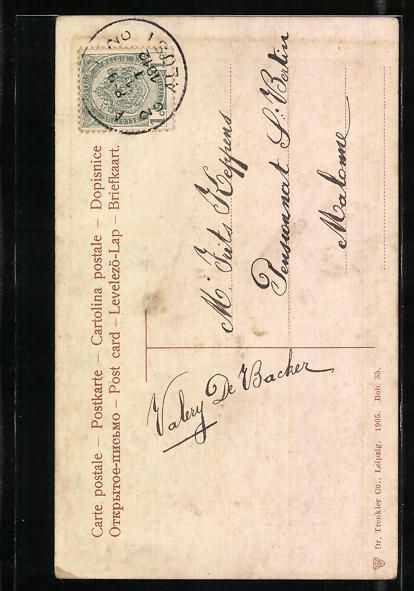 Cartoline postali: AK Gsteig, Kirche, 1912 – Usato da Berlin venduto da bartko-reher 1