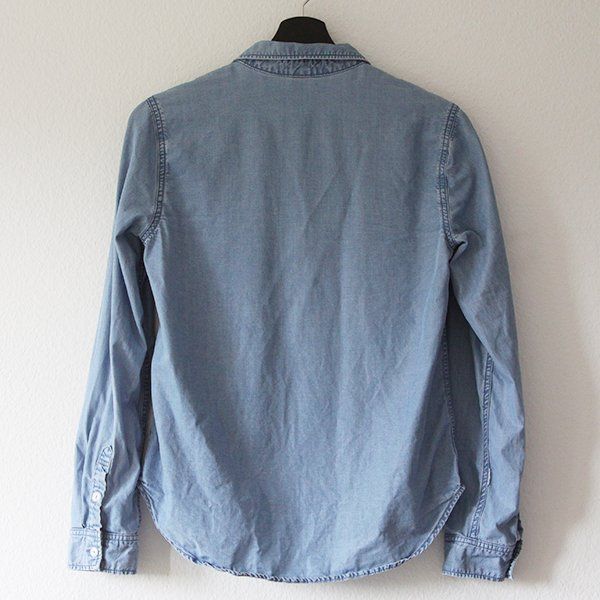 H&M Camicette: LYOCELL | Weiche hellblaue Bluse 34 | «Jeansbluse» Hemd – Usato da Engelburg venduto da Rmueller 2