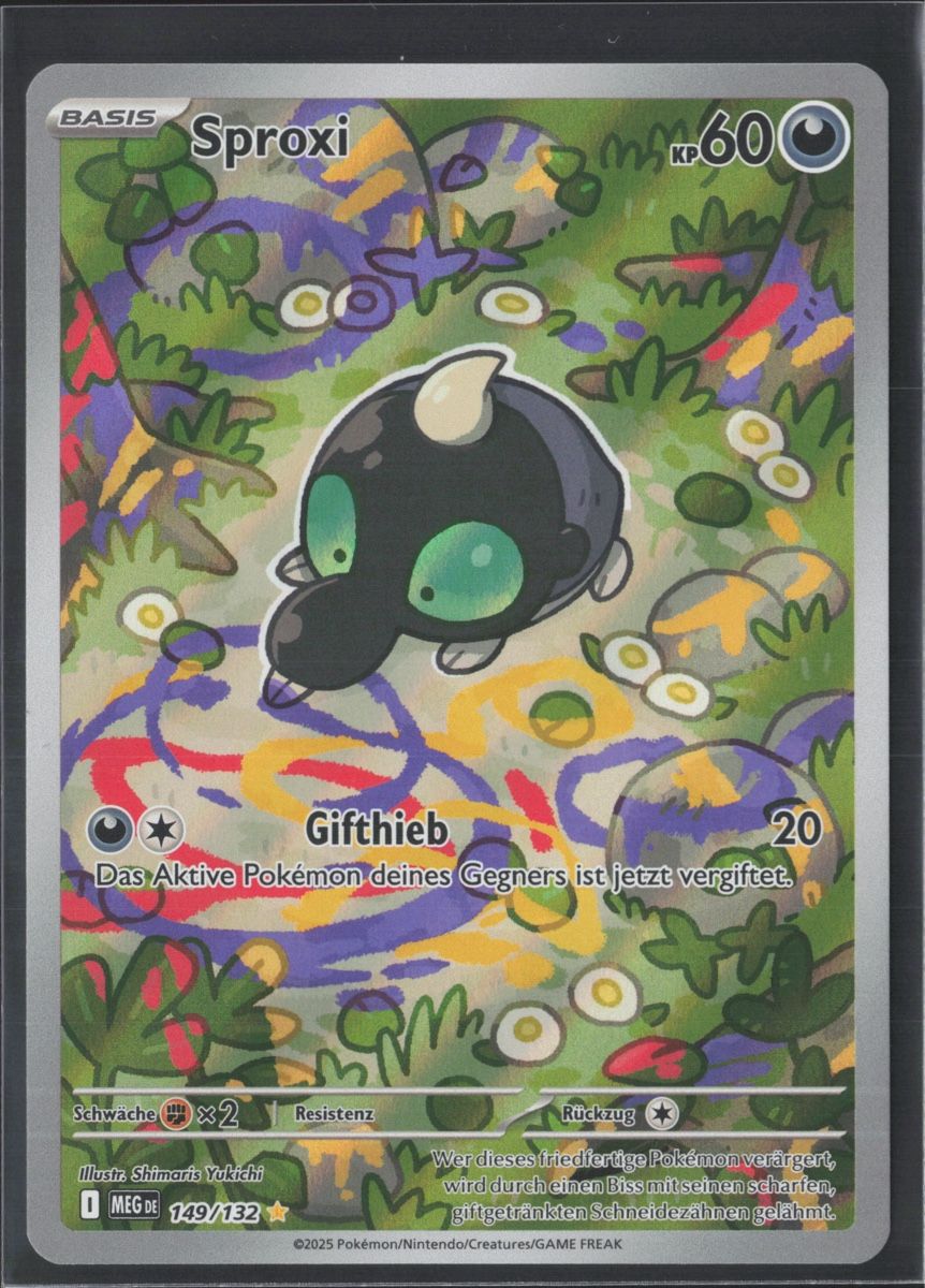 Pokémon Carte collezionabili: POKÉMON / Sproxi / Mega Evolution / Illustration 🇩🇪 – Usato da Herzogenbuchsee venduto da TCG-High-Quality