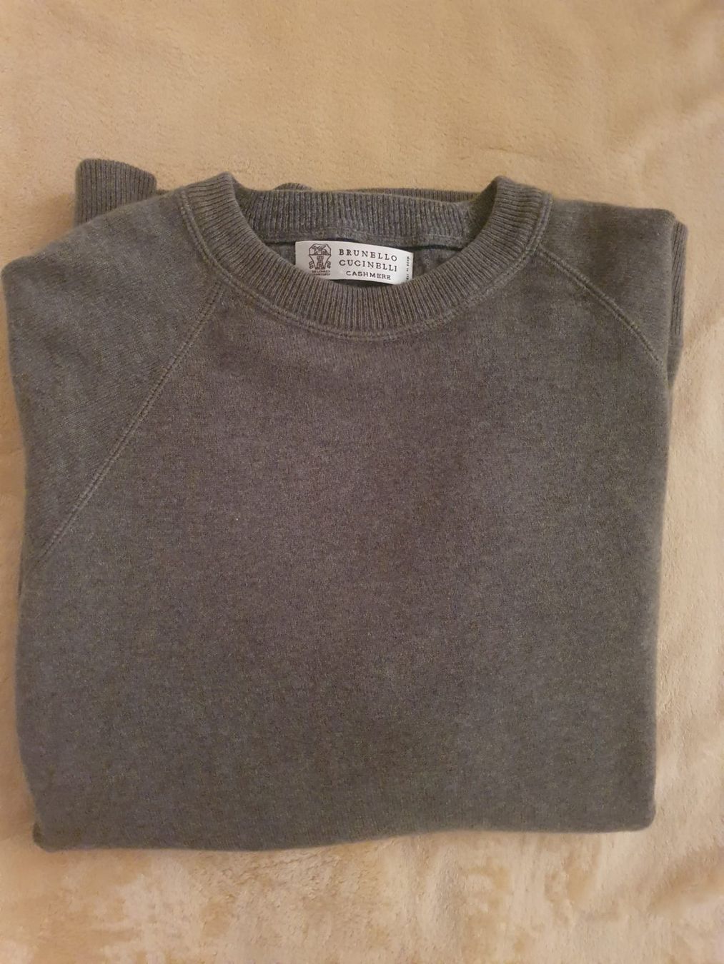 Brunello Cucinelli Maglioni & Felpe: Brunello Cucinelli Cashmere Pullover (Grau) – Nuovo (secondo la descrizione) da Pfäffikon ZH venduto da meti365