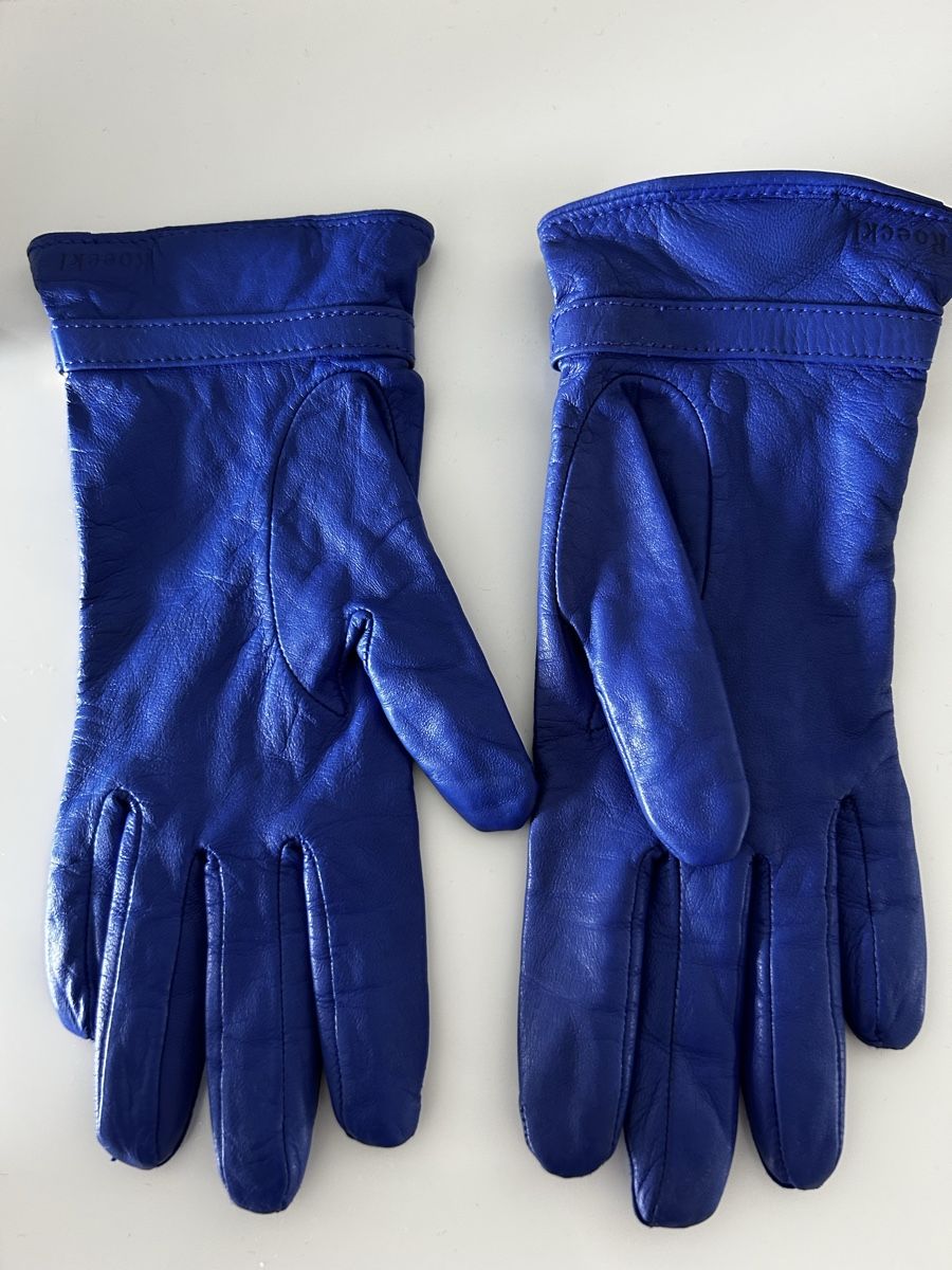 Roeckl Guanti & manicotti: Kobaltblaue Roeckl Handschuhe Leder 6,5 – Usato da Zürich venduto da cos_b629 2