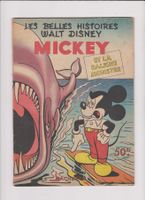 comics Walt Disney Mickey et la Baleine Monstre vintage