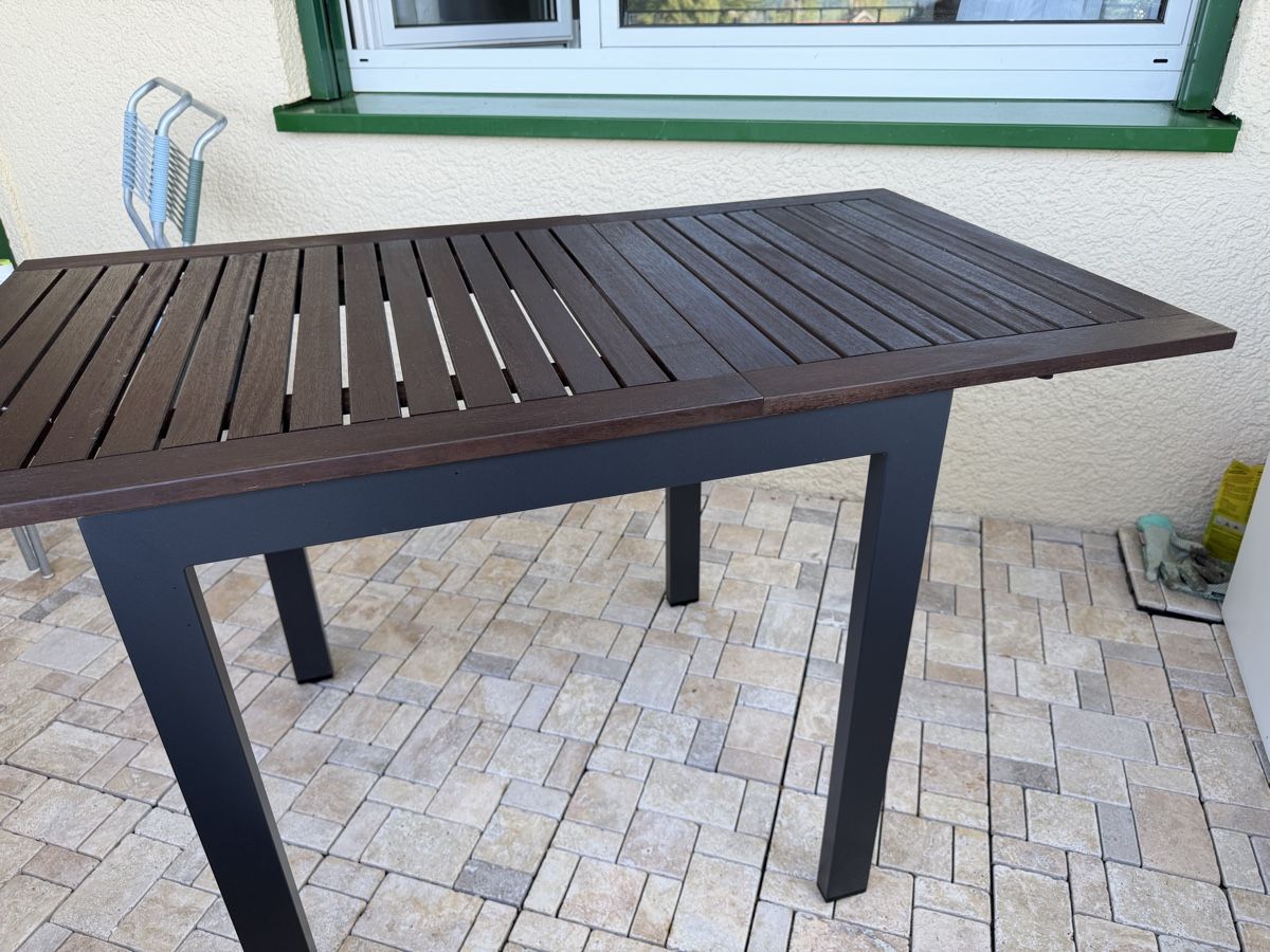 Tavoli: Gartentisch / Terrassentisch ausziehbar – Nuovo (secondo la descrizione) da Zürich venduto da Mosli 2