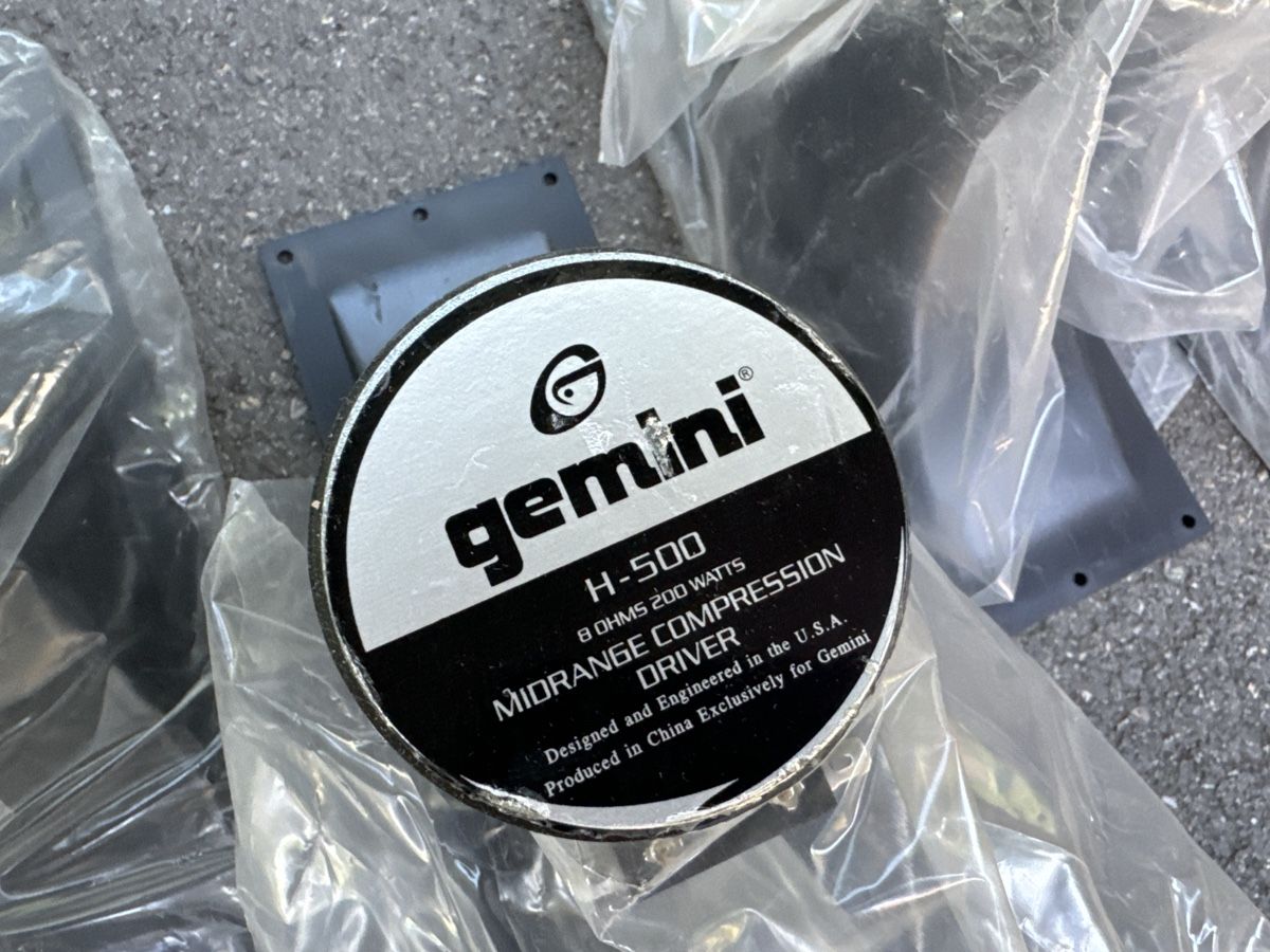 Casse acustiche: 4x Gemini H-500 Midrange Compression Driver Horn Neu (54) – Nuovo (secondo la descrizione) da Uster venduto da Hinze01 1