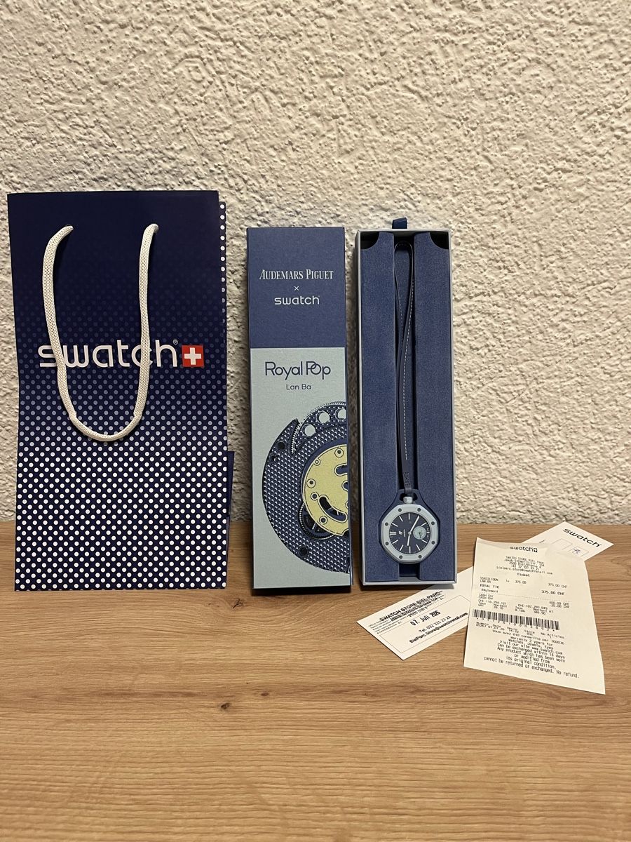 Swatch Uhren: Lan Ba Royal Pop Swatch x Audemars Piguet – Neu und originalverpackt aus Biel/Bienne von ChrisMes8377