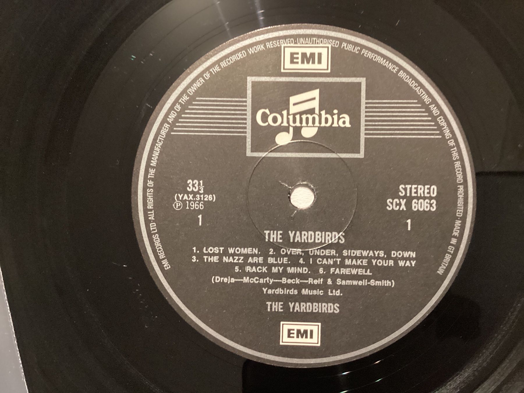 Dischi in vinile: Yardbirds LP (Cover wellig) – Usato da Gutenswil venduto da Hamzian 1
