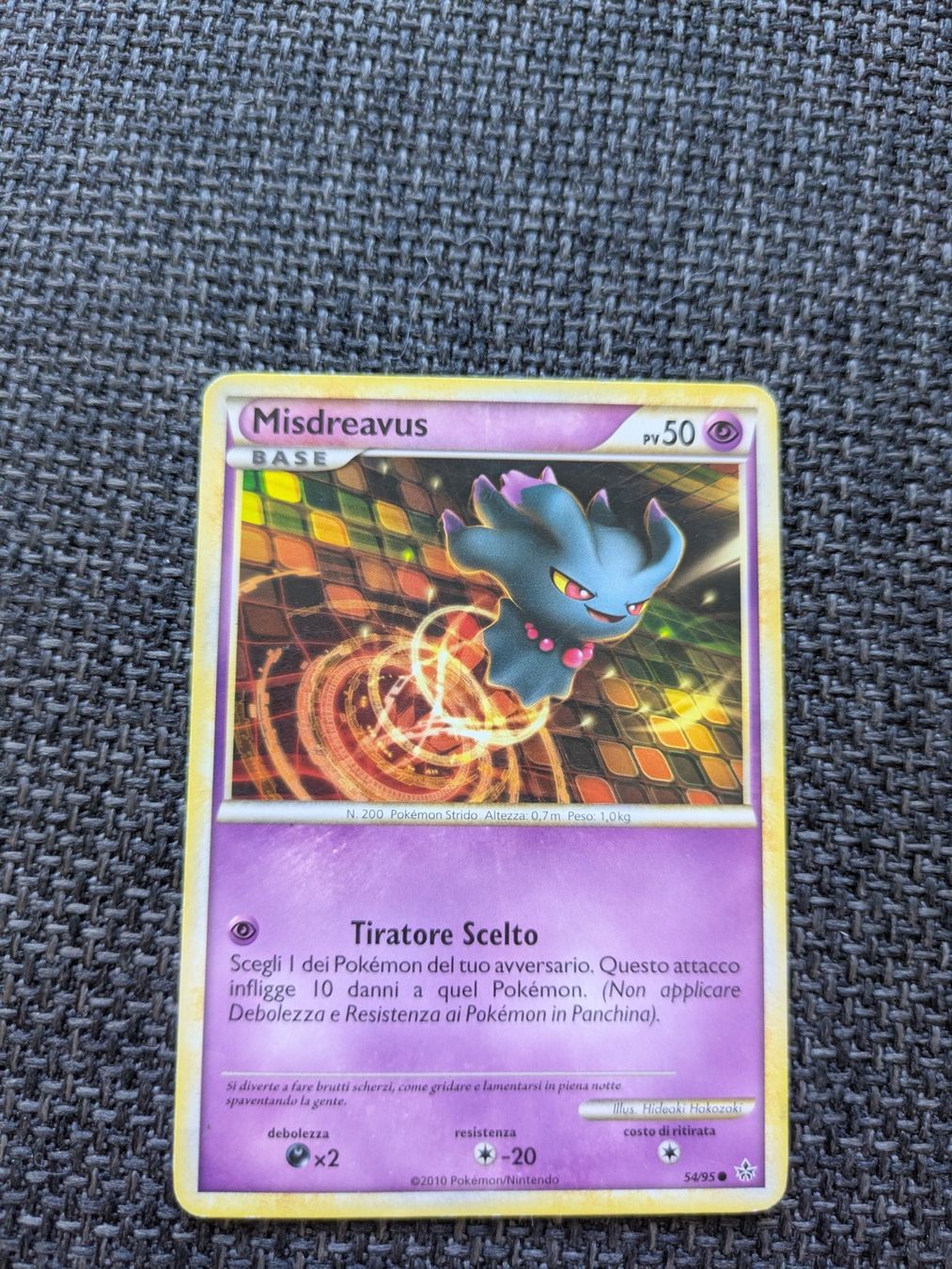 Pokémon Carte collezionabili: MISDREAVUS, UNLEASHED, UL54, COM, 2010, ITA, LP – Usato da Losone venduto da AlpineLayer