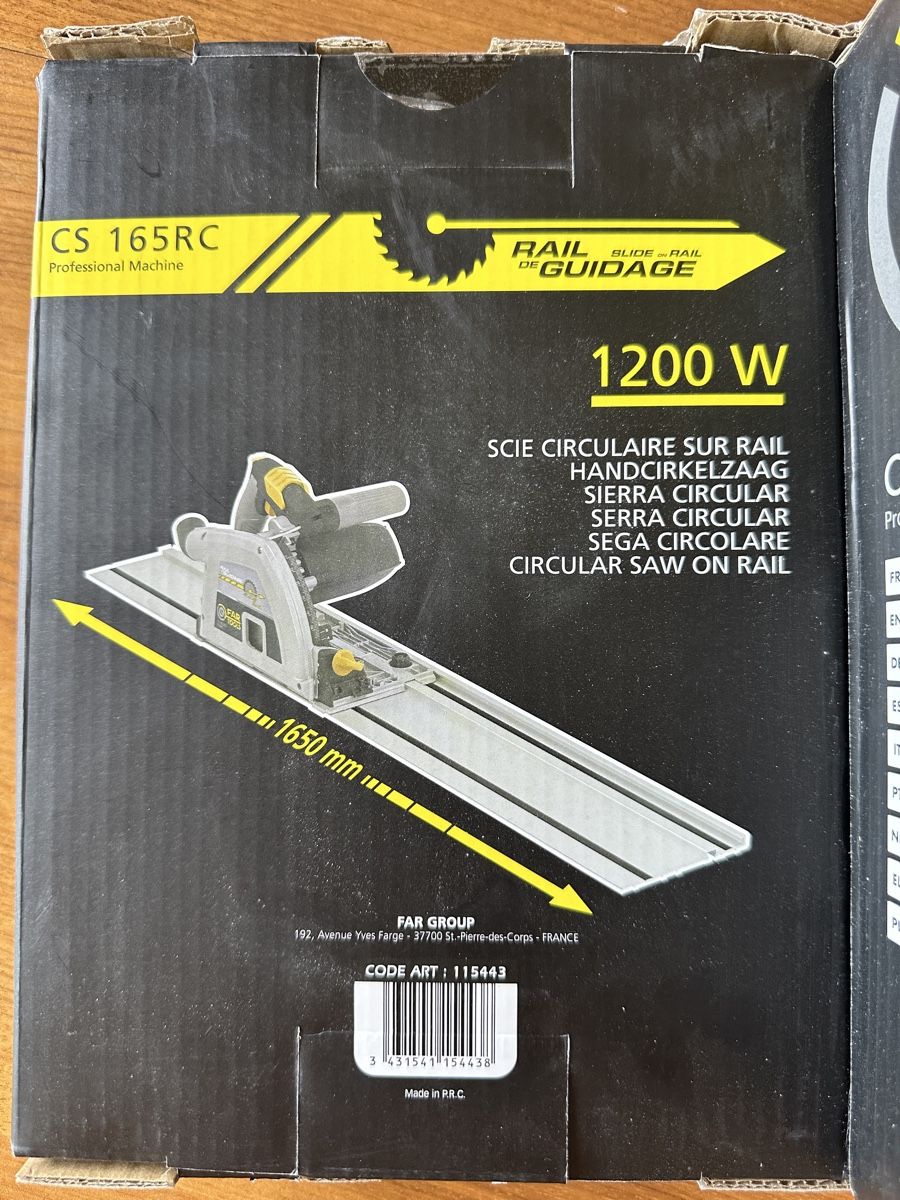 Seghe: Scie circulaire Fartools CS 165RC – Nuovo (secondo la descrizione) da Martigny venduto da doudou1983 1