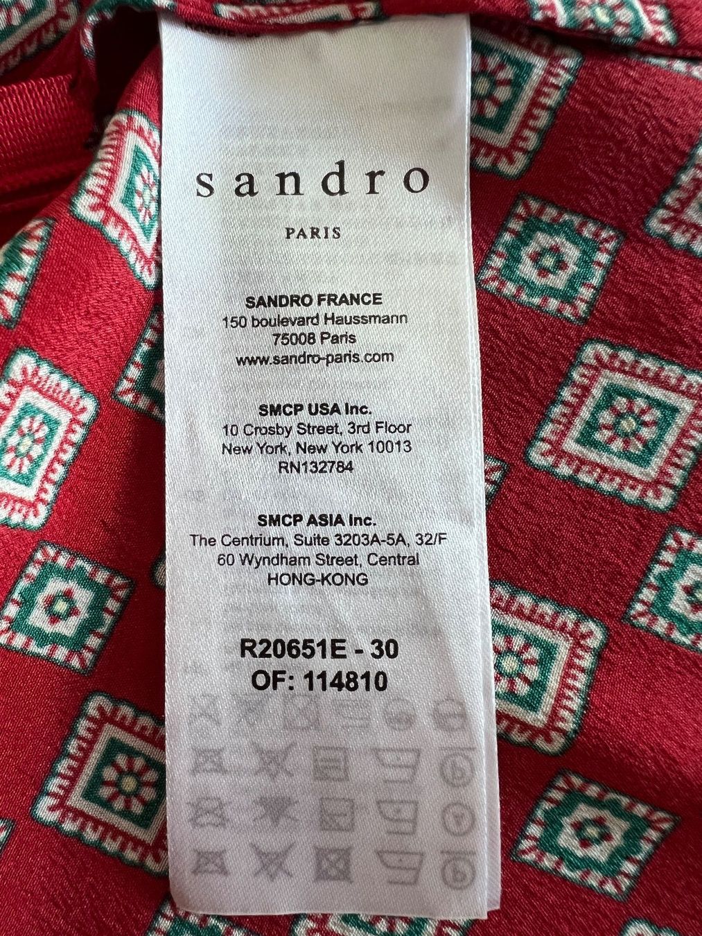 Sandro Vestiti: Sandro · Robe courte en soie – Usato da Crissier venduto da ChamoNova 7