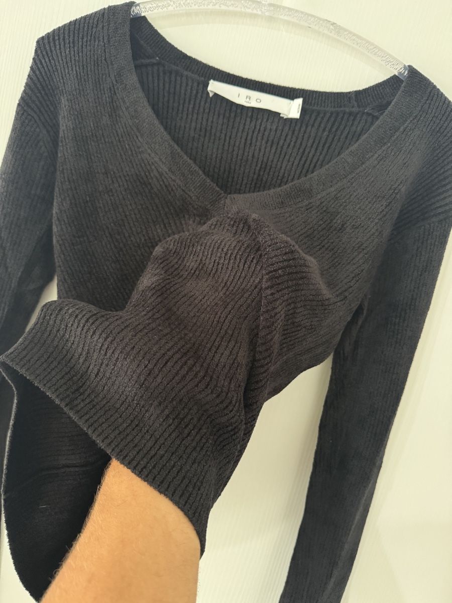 Iro Top: IRO Paris schwarz Rippstrick Damen Top Pullover Grösse M – Nuovo (secondo la descrizione) da Wetzikon ZH venduto da Jan_wojt 3