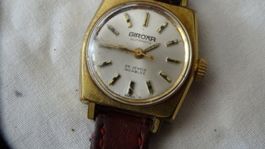 GROXA DAMEN  KLEINE UHR.AUTOMATIC.25JEW.LÄÜFT-21X24MM