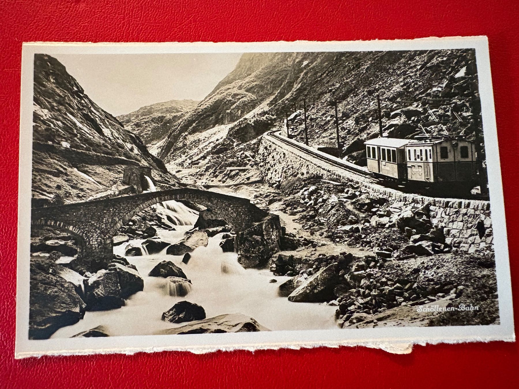 Ansichtskarten: Schöllenen - Bahn – Gebraucht aus St-Légier-La Chiésaz von Theo005