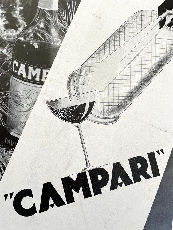 CARNET DE NOTES publicitaire CAMPARI 1960 64 Pages Apéritif bistro bar