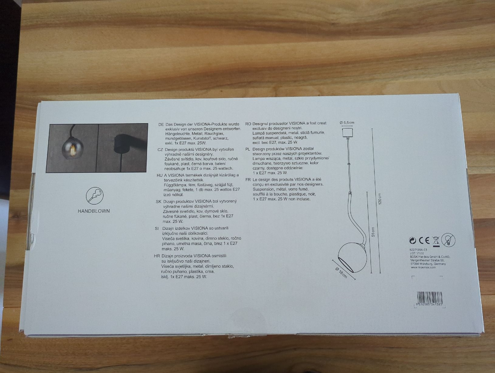 Lampadari & plafoniere: Hängeleuchte KIAN Visiona – Nuovo e nell'imballaggio originale da Bottmingen venduto da 4132onni 1
