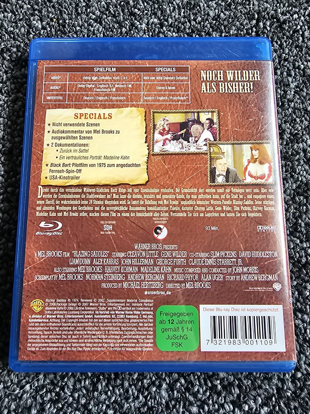 Alle DVDs: Blazing Saddles - Der wilde wilde Westen - Blu-ray – Gebraucht aus Ruswil von jan_bxl5 1