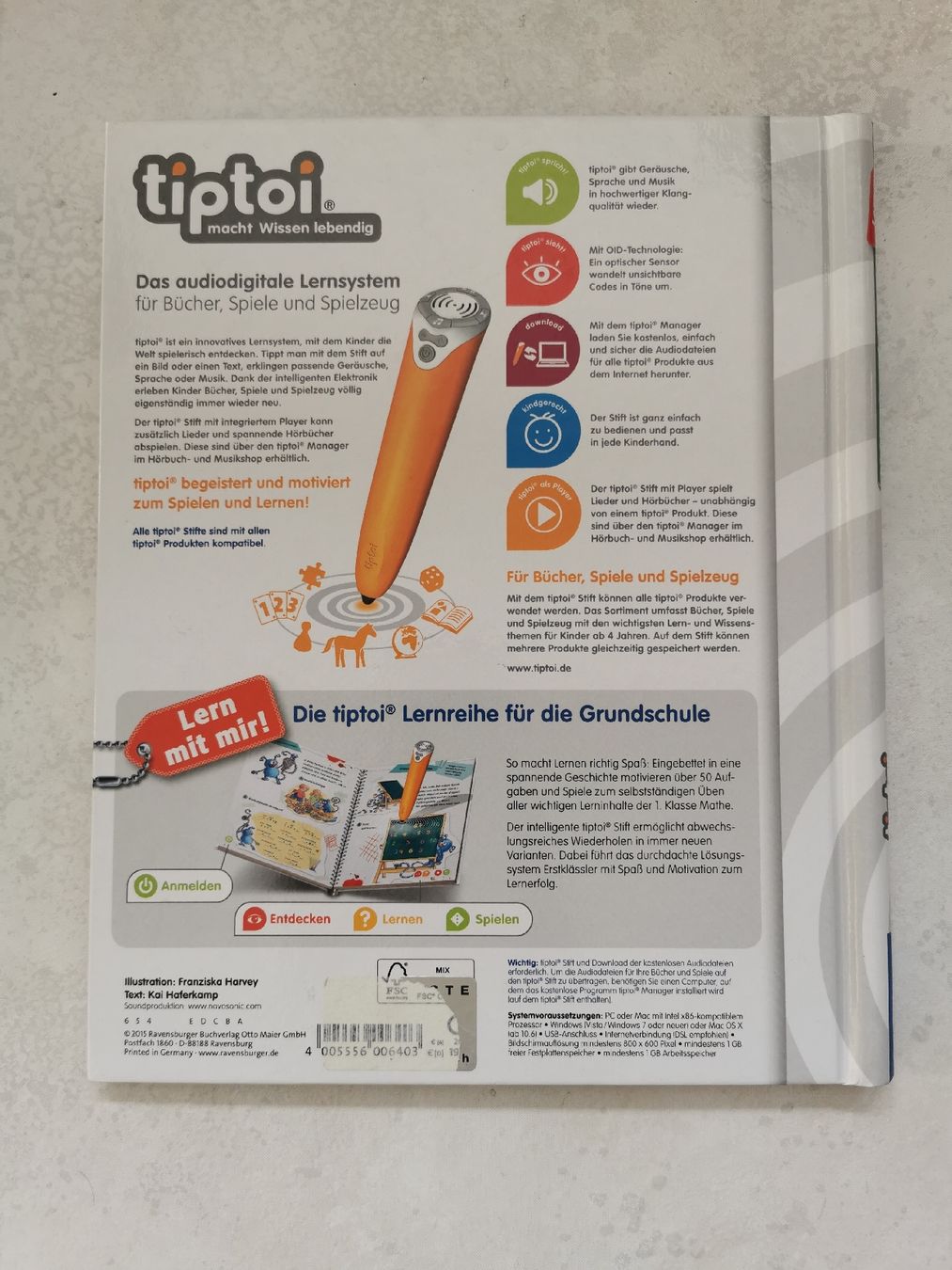 Bücher: Tiptoi Buch Mathe 1. Klasse – Gebraucht aus Brunnen von JJaime 2