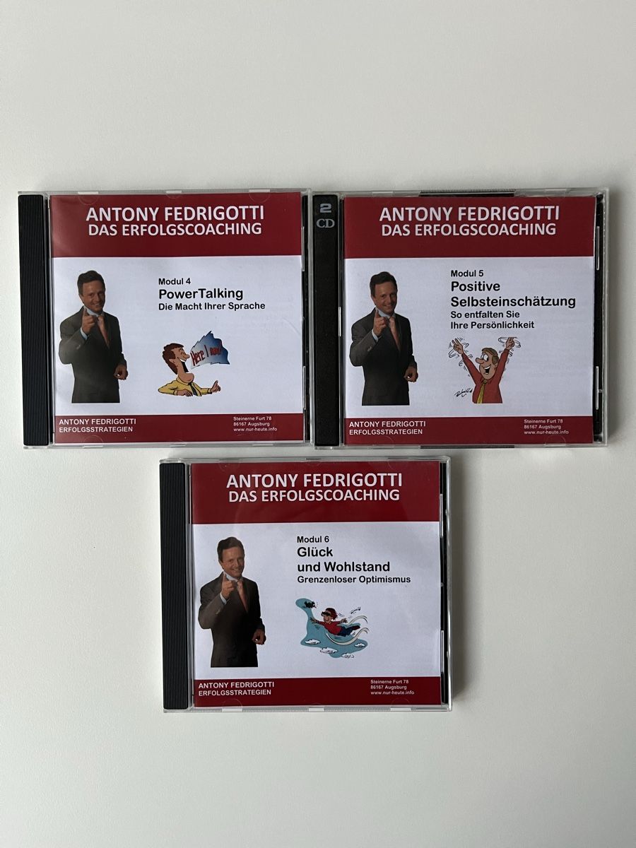 CD: Erfolg - Coaching 9 CD Antony Fedrigotti, komplett! – Usato da Lohn-Ammannsegg venduto da panywa 3