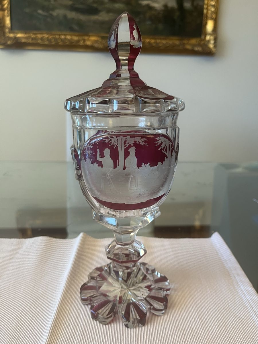 Vasen & Gefässe: Coppa in Cristallo Boemia 1900 – Gebraucht aus Lugano von NadirMarket 1