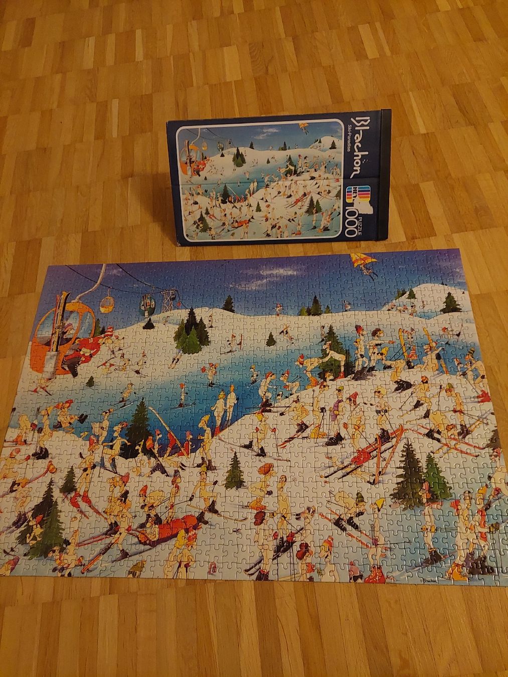 Heye Puzzles: Blachon - Ski-Paradise Puzzle 1000 Teile – Gebraucht aus Embrach von pz78