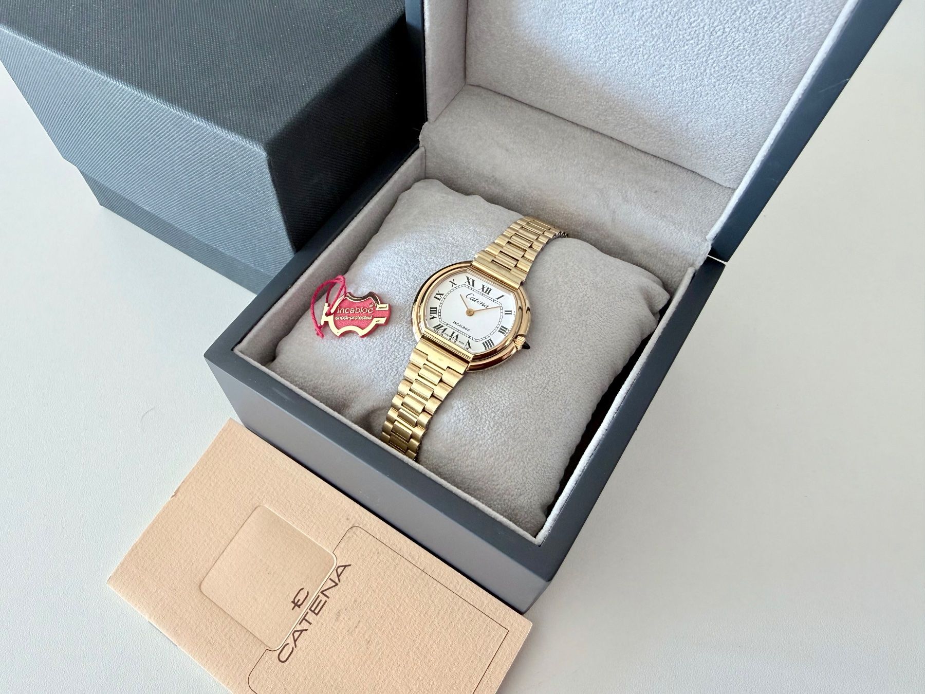 Orologi: CATENA "TV screen" type, Goldplated 10mic, Mechanical, Swiss – Nuovo (secondo la descrizione) da Le Mont-sur-Lausanne venduto da LycaGallery 8