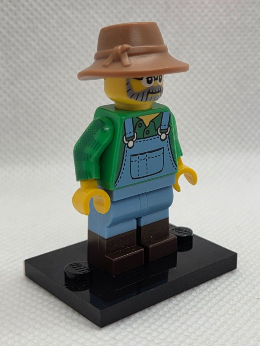 Lego Kit di costruzioni: LEGO CMF col228 Farmer, Series 15 – Nuovo (secondo la descrizione) da Basadingen venduto da NekoBricks 2