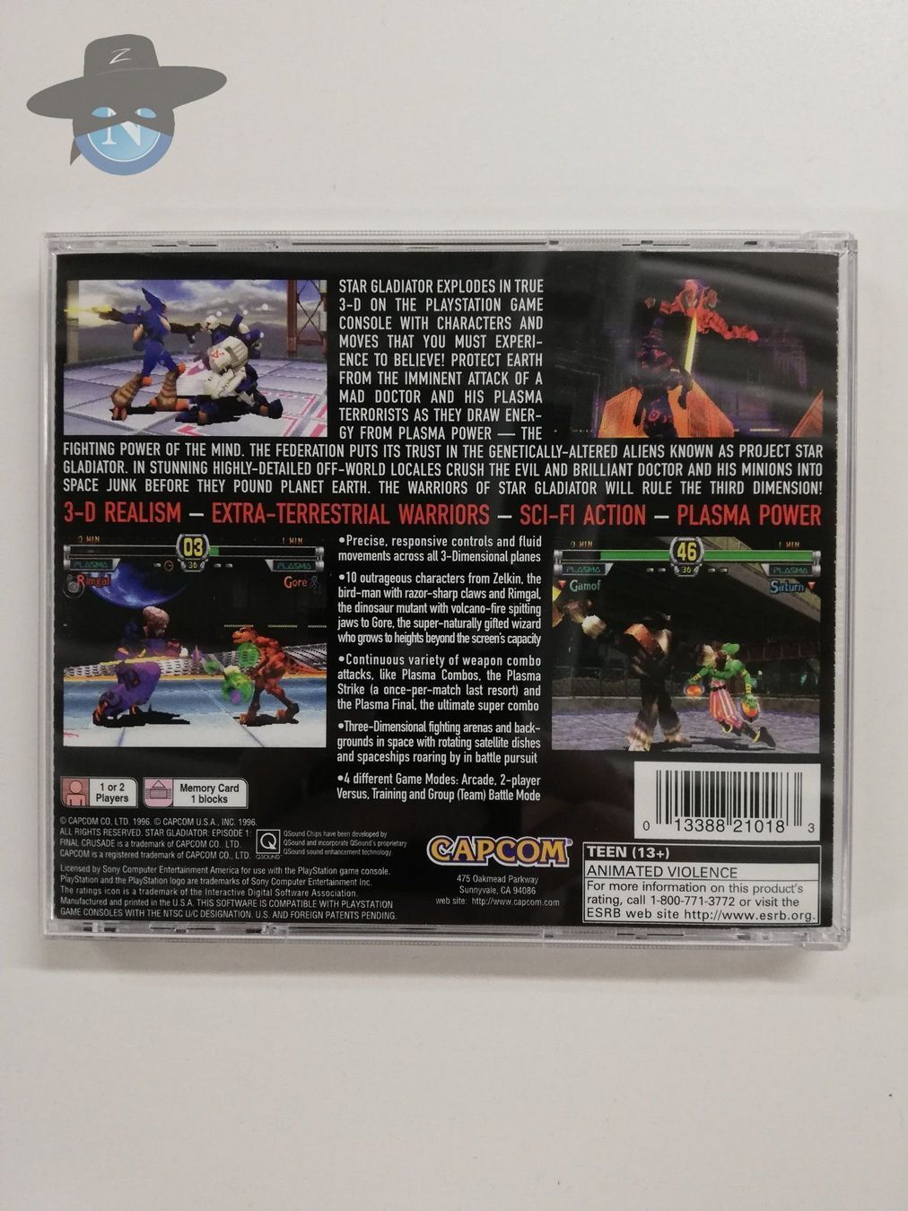 Sony Spiele: Star Gladiator / USA / PS1 Playstation 1 – Gebraucht aus St. Gallen von zorro_dc 1