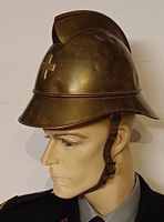 Feuerwehrhelm Schweiz Antik - Messing