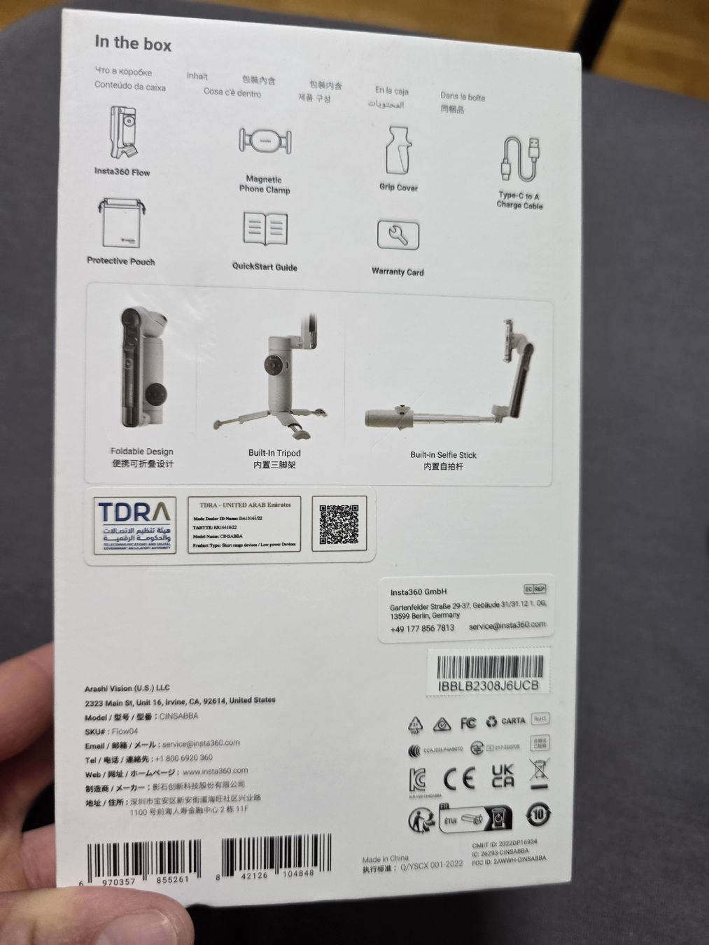 Insta360 Action Cam: Insta360 Flow AI Smartphone Stabilizer Stone Gray New – Nuovo (secondo la descrizione) da Lenzburg venduto da Istvanl85 2