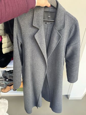 Wool Blend Grey Coat perfect for early season weather