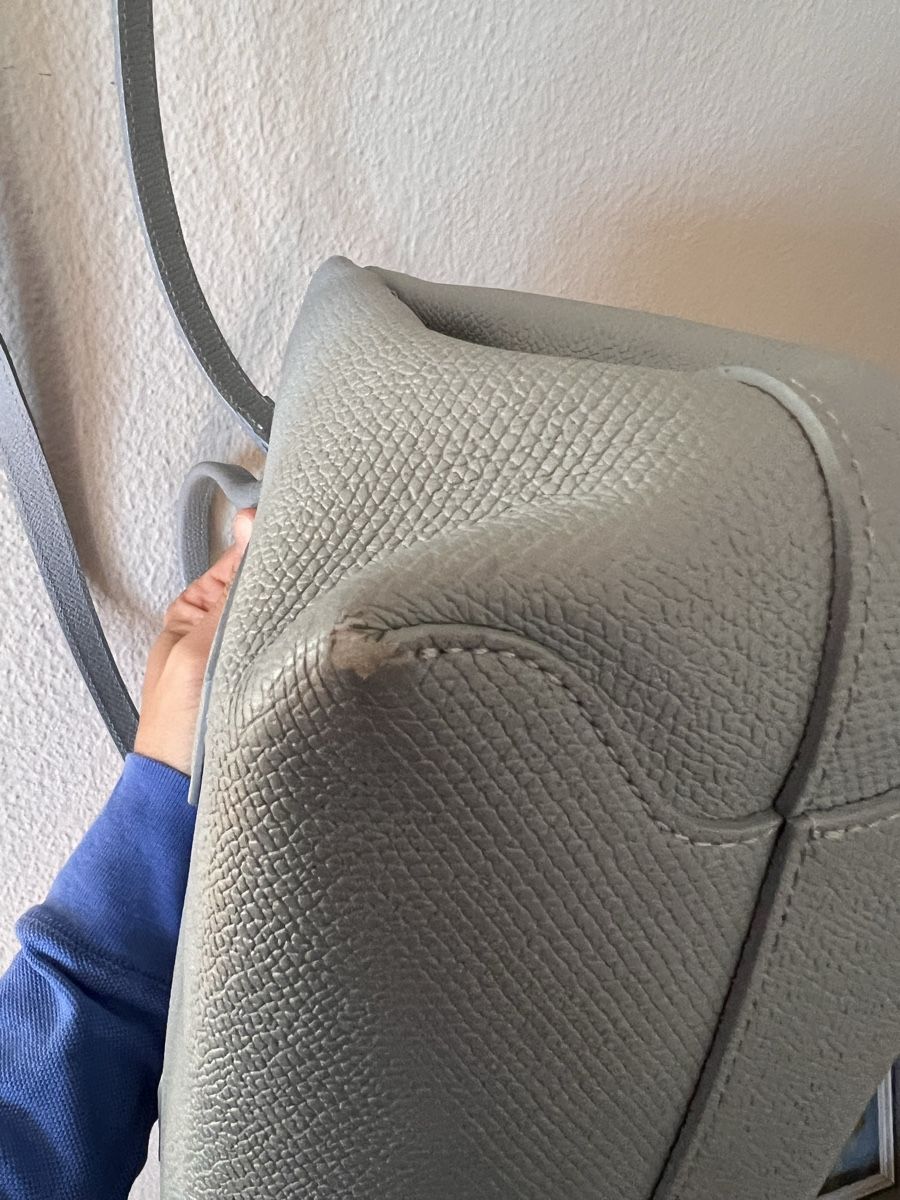 Longchamp Taschen für Damen: Handtasche Longchamp, hellblau Leder – Gebraucht aus Solothurn von Brini06 6